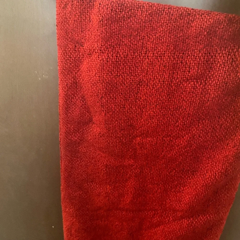 Red quality scarf